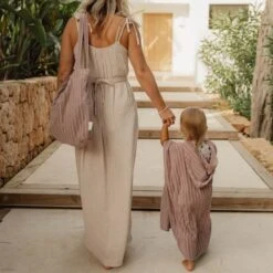 Little Dutch Mom Bag Mauve -LittleNest Store 0022747 little dutch mom bag mauve jacquard terry 3