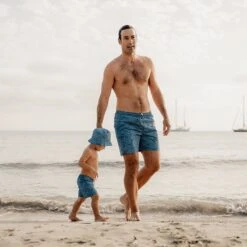 Little Dutch Swimshort Men Sea Life Blue -LittleNest Store 0023236 little dutch swimshort men sea life blue s m sea life 1