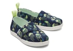 Toms Tiny Alpargata Glow In The Dark Jellyfish -LittleNest Store 10019579 F