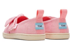 Toms Tiny Alpargata Twill Glimmer Bow -LittleNest Store 10019846 B