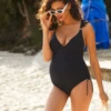 Cache Coeur Maternity Swimsuit Porto Vecchio - Black -LittleNest Store 12 ab5b76aa a6da 480a 88aa 6707283a48e3