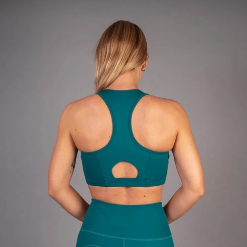 Teal Empower Sports Bra 5 Teal Empower Sports Bra - Image 3