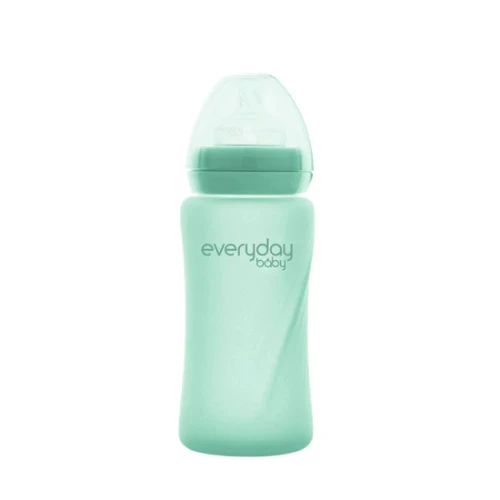 Glass Baby Bottle Healthy+ 240 Mint Green 3 Glass Baby Bottle Healthy+ 240 Mint Green