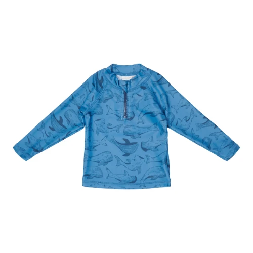 Little Dutch Swim T-shirt Long Sleeves Sea Life Blue 3 Little Dutch Swim T-shirt Long Sleeves Sea Life Blue