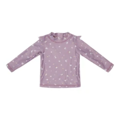 Little Dutch Swim T-shirt Long Sleeves Ruffles Mauve