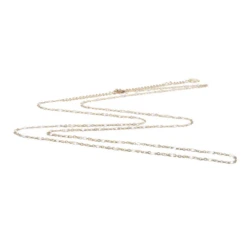 Cache Coeur Gold Plated Stainless Steel Chain For Pregnancy Bola - White Resin Pearls