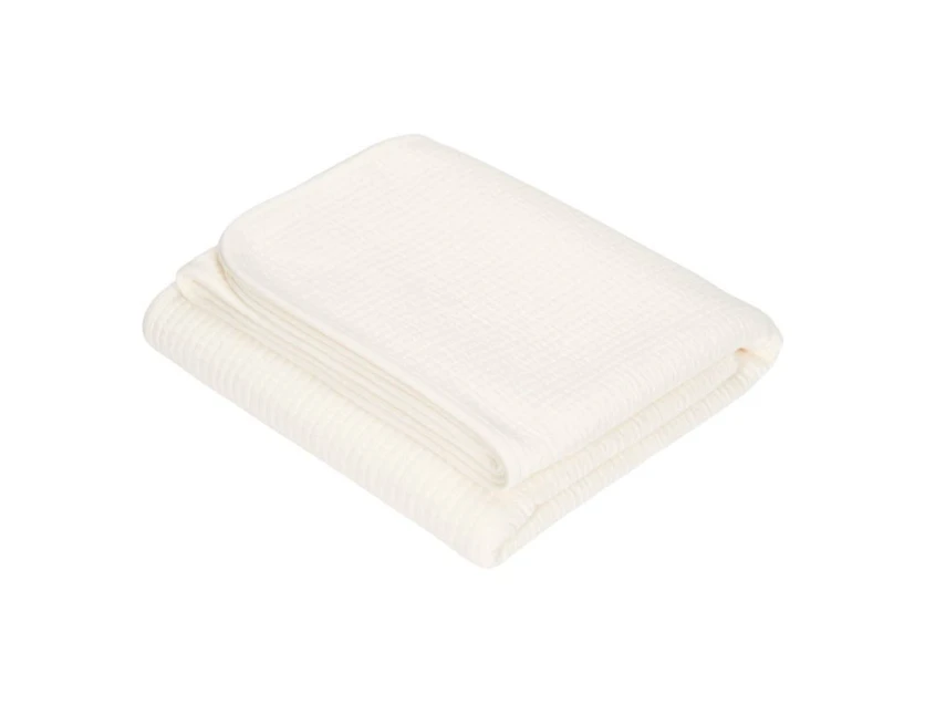 Little Dutch Bassinet Summer Blanket Pure Soft White 5 Little Dutch Bassinet Summer Blanket Pure Soft White - Image 3