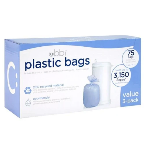 Ubbi® 3-pack 25 Plastic Bags - Value Pack 3 Ubbi® 3-pack 25 Plastic Bags - Value Pack