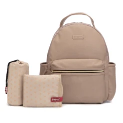 Lola Vegan Leather Backpack Almond -LittleNest Store 2 0bf7347c a361 48e6 adae 1217d13a1741