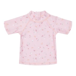 Little Dutch Swim T-shirt Little Pink Flowers