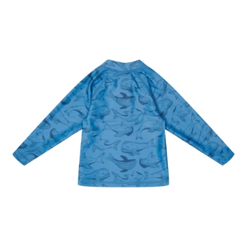Little Dutch Swim T-shirt Long Sleeves Sea Life Blue 4 Little Dutch Swim T-shirt Long Sleeves Sea Life Blue - Image 2
