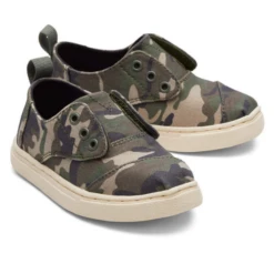 Toms Khaki Camo Cordones Sneaker -LittleNest Store 2 a7b55ca3 5fbe 47f0 b20e d1129d8f7239