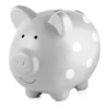 Pearhead Piggy Bank Polka Dot - Grey 2 Pearhead Piggy Bank Polka Dot - Grey -LittleNest Store 32
