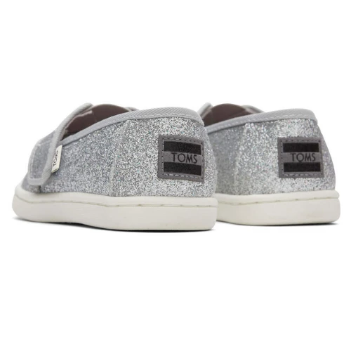 Toms Tiny Alpargata Glitter Silver 7 Toms Tiny Alpargata Glitter Silver - Image 5