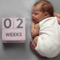 Pearhead Wooden Age Blocks - Pink -LittleNest Store 39 43b7f8f5 5e7c 41b3 a35e e5ef3f59bb31