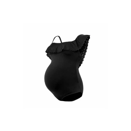 Cache Coeur Bloom Maternity Swimsuit - Black 5 Cache Coeur Bloom Maternity Swimsuit - Black - Image 3