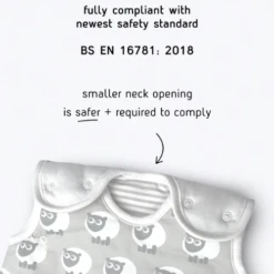Ewan Sleeping Bag 2.5Tog - Grey (0-6 Months) -LittleNest Store 3 85b77fd8 0680 41a8 af97 5c2cf16b0070