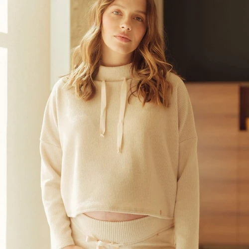 Cache Coeur Maternity And Nursing Crop Top Sweet Home Oats 4 Cache Coeur Maternity And Nursing Crop Top Sweet Home Oats - Image 2