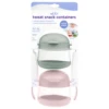 Ubbi® Tweat Snack Container – Sage/Pink (Set Of 2) -LittleNest Store 47 24c40e2d eb0a 4bf4 96cd 85614ec944d3