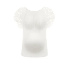 Cache Coeur Maternity T-shirt - Sofia - Pearl