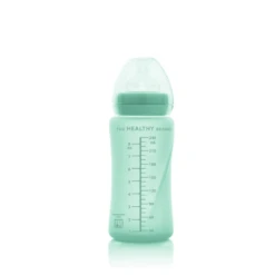 Glass Baby Bottle Healthy+ 240 Mint Green 8 Glass Baby Bottle Healthy+ 240 Mint Green -LittleNest Store 4 6663c386 bf0c 4bdf 8806 e7bb8f971593