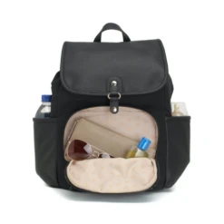 Freddie Vegan Leather Backpack Black -LittleNest Store 6 efbdf1ec e814 4f03 81a6 4a4e6d73bea6