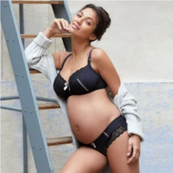 Cache Coeur Maternity And Breastfeedingbra - Lisa - Black -LittleNest Store 7 8bc599dd b3ab 4ac4 836d 4fe2e55cd29c