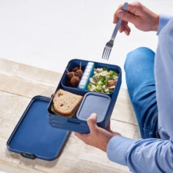 Mepal Bento Lunch Box Take A Break Large - Nordic Denim -LittleNest Store 7 9acc4e1c 7d6d 4d2a 9208 b65fe6d44ed3