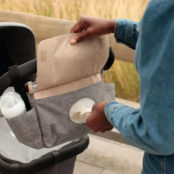 Stroller Organiser Eco Grey -LittleNest Store 8 13ee614b ff32 4287 ab8b f81deace9e52