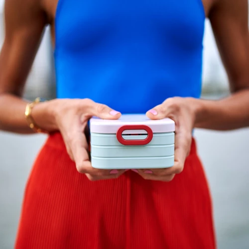 Mepal Limited Edition Bento Lunch Box Take A Break Midi - Strawberry Vibe 4 Mepal Limited Edition Bento Lunch Box Take A Break Midi - Strawberry Vibe - Image 2