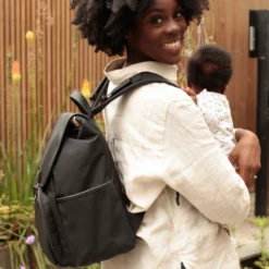 Freddie Vegan Leather Backpack Black -LittleNest Store 8 5ccb6bd4 f649 4cf1 8135 3ec323a50b0b