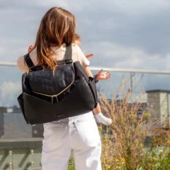 Pippa Vegan Leather Convertible Backpack Black -LittleNest Store 9 49727aba e6a5 403b 8a2b da2cee75bb0d