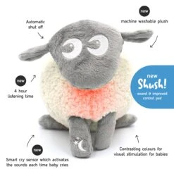 Ewan Deluxe - Baby Shushing Sleep Sheep Grey 7 Ewan Deluxe - Baby Shushing Sleep Sheep Grey -LittleNest Store Ewan Deluxe infographic a b562c5d2 97ce 4084 a2ef e6dba7732727