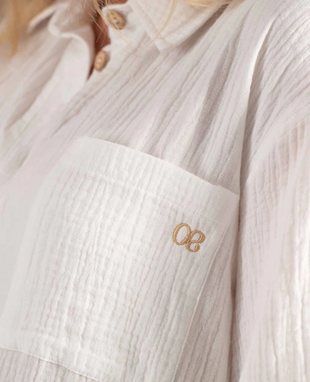 Cache Coeur Bertille White Maternity And Nursing Shirt Dress 7 Cache Coeur Bertille White Maternity And Nursing Shirt Dress - Image 5