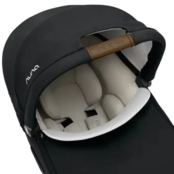 Nuna Car Seat Cari™ Next Caviar -LittleNest Store Nuna CARInext caviar handle2 GL Web 1c0a