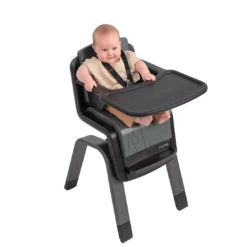 Nuna HighchairZaaz Pewter -LittleNest Store Nuna ZAAZ Modes Pewter GL web1 0641