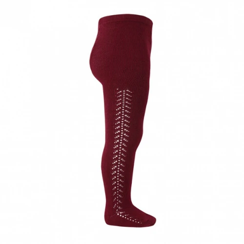 Condor Side Openworked Warm Tights - Red 3 Condor Side Openworked Warm Tights - Red
