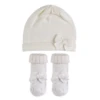 Condor Baby Knitted Bow Set Beige