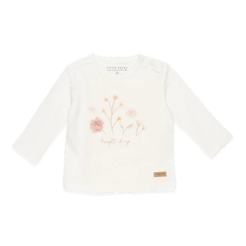 Little Dutch T-shirt Long Sleeves Flowers White 3 Little Dutch T-shirt Long Sleeves Flowers White