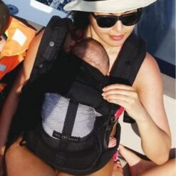 PhysioCarrier - Black/pocket Black - LR -LittleNest Store black