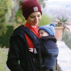 PhysioCarrier - BLACK /pocket Charcoal - LR -LittleNest Store blackgrey