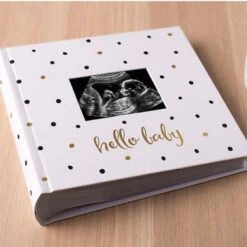 Pearhead Hello Baby Babybook - Black & Gold -LittleNest Store fc69ce6a38d820e57f8ffcf408987c2d