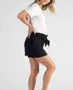 Cache Coeur Pregnancy Shorts Nubie Black -LittleNest Store pregnancy short black 1200x 6222872d 631d 4deb a035 8620123a94e3